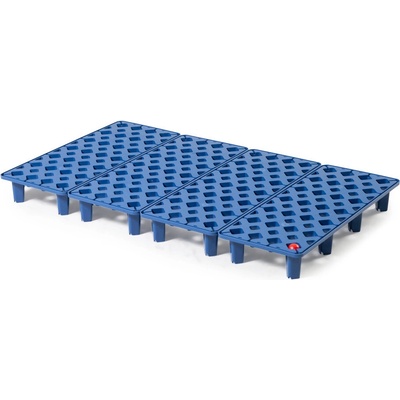 DENIOS Mrežový rošt z polyetylénu (PE) pre vane na malé nádoby s objemom 30 litrov, 995x595x90 mm