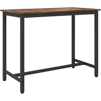 vidaXL Маса Димян дъб 100 x 50 x 76, 5 см Инженерна дървесина и стомана (873746)