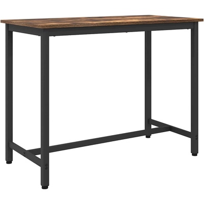 vidaXL Маса Димян дъб 100 x 50 x 76, 5 см Инженерна дървесина и стомана (873746)