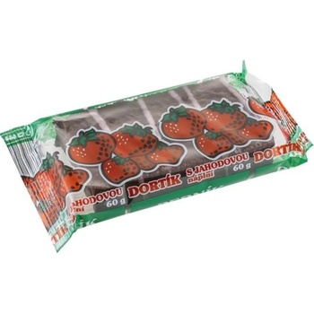 Dubea Jahodový dortík perník medový 60 g