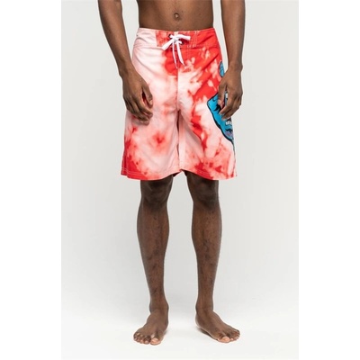 Santa Cruz Tie Dye Hand Boardie red