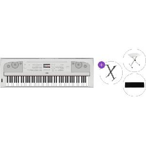 Yamaha DGX 670 W Basic SET Дигитално Stage пиано White (DGX-670WH-BASIC-SET)