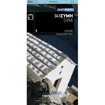 Symi 1:20.000 turistická mapa Terrain Maps