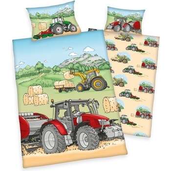 Herding povlečení Traktor 100 x 135 , 40 x 60 cm