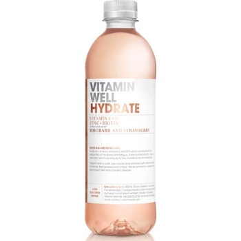 Vitamin Well Hydratate rebarbora - jahoda 0,5 l