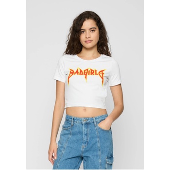 Mister Tee Тениска Badgirls Cropped Tee white XXLUB-MST005-00220 - Камуфлаж, размер M