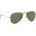 Ray-Ban Детски слънчеви очила Ray-Ban Aviator arista gold/dark green