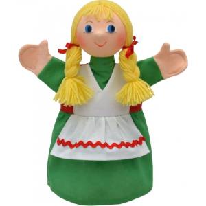 Moravská ústředna Brno Кукла за театър Moravska ustredna Brno - Гретел, 27 cm (22833B) - baby