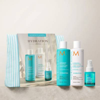 Moroccanoil Хидратиращ комплект за коса Moroccanoil hydration spring set (MRC-MP26SPRINGCBU)