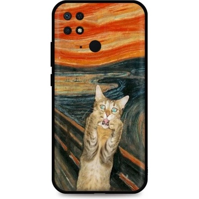 Pouzdro TopQ Xiaomi Redmi 10C Scared Cat