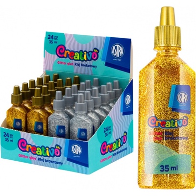 CREATIVO Glitrové lepidlo s trblietkami 35 ml