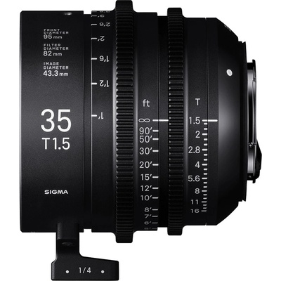 SIGMA 35mm T1.5 FF FL FCE CINE Canon EF