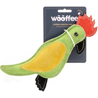 Wooffee pravá kůže papoušek 22 cm
