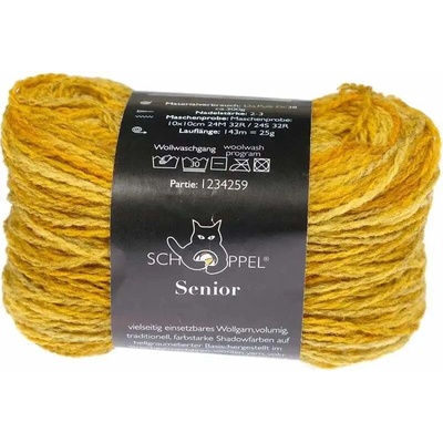 Schoppel Wolle Senior 2607 Sonnenstrahl Inspiration Dibadu