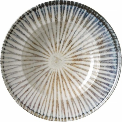 FINE DINE Pastovitá doska 260 mm, biela, modrá Ammonite