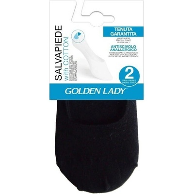 Golden Lady Omsa BAVLNENÉ BALERÍNY 6N 2 PARY čierna