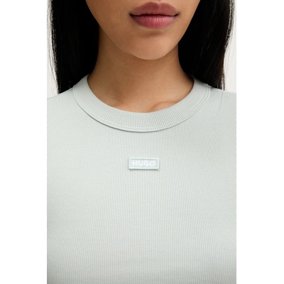 HUGO Blue тениска дамска от памук с еластан Baby Tee_B (50510749)