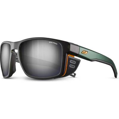 Julbo Алпийски очила Julbo Shield Spectron S4 Cycling glasses - Dark Green / Dark Green / White / Brown Flash Silver (205-1752-0411)