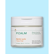 P. Calm tonizačné tampóniky na tvár Barrier Cycle Toner Pad 160 ml / 60 ks