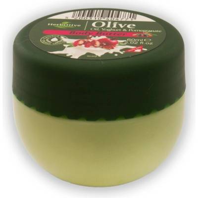 Madis Herbolive Body butter yoghurt and pomegranate mini Telové maslo s granátovým jablkom a jogurtom mini 60 ml