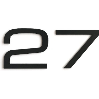 Domovní číslo - samostatné číslice - MODERNÍ - 2 číslice 15 cm – Sleviste.cz