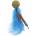 Mpets Cat Toy a Bug with Catnip Blue - Играчка за котка Буболечка с катнип син цвят - 13 x 3 x 3 см, Белгия - 20640999