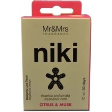 Mr&Mrs Fragrance Niki Citrus & musk náhradná náplň