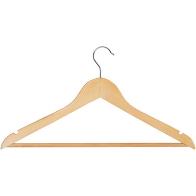 Дървена закачалка за дрехи