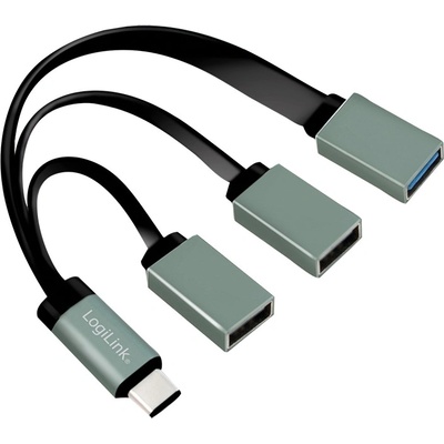 LogiLink USB-C хъб, 2x USB 2.0 AF + 1x USB 3.0 AF