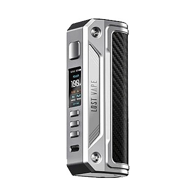 Lost Vape Thelema Solo 100W TC Stříbrná Carbon