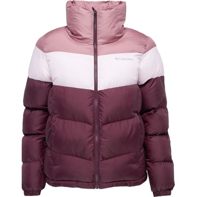 Columbia Puffect II colorblock jacket vínová ružová sivá