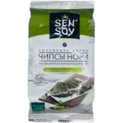 SEN SOY chipsy mořské řasy s příchutí Olive oil 4,5 g