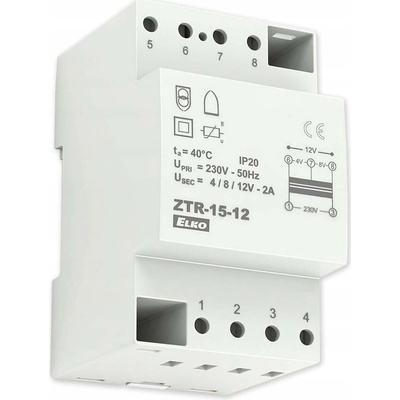 ELKO EP ZVONKOVÝ TRANSFORMÁTOR ZTR-15-12