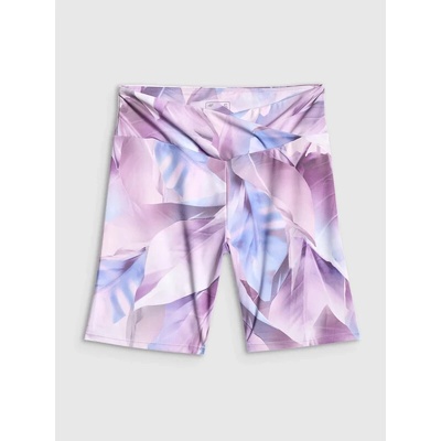 4f dámske šortky Short Tights Cas F018-90a-Multicolour Allover