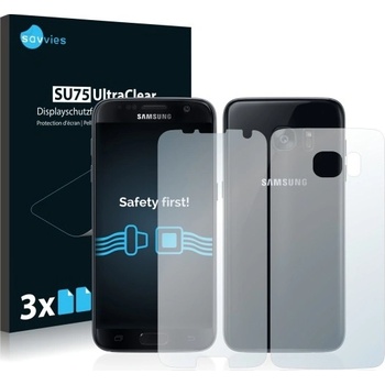 Ochranná fólia Savvies Samsung Galaxy S7 Edge, 6ks