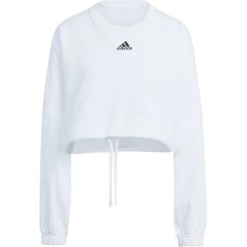 Adidas Дамска блуза Adidas Dance Crop Versatile Sweatshirt Womens - White/White