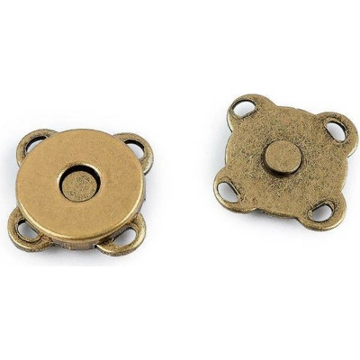 Pro Háčkování Magnetické zapínání 10 mm staromosaz