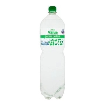 Tesco Value Jemne perlivá sódová voda 2 l