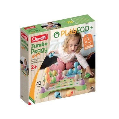 Quercetti - Мозайка 41 части Play Eco Jumbo Peggy Evo