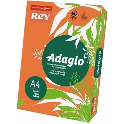 REY Копирен картон Rey Adagio, A4, 160 g/m2, оранжев, 250 листа