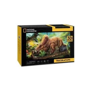 Lisciani Cubic Fun 3D PUZZLE NATIONAL GEOGRAPHIC TRICERATOPS