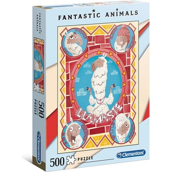 Clementoni Пъзел 500 части Лама Fantastic animals Llama Клементони Clementoni 35069