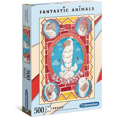 Clementoni Пъзел 500 части Лама Fantastic animals Llama Клементони Clementoni 35069