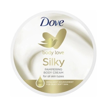 Dove Body Silk ošetrujúci telový krém 300 ml