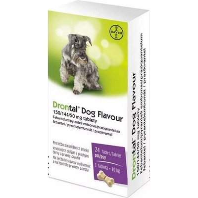 Drontal Dog Flavour 150/144/50 mg 24 tabliet