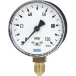 Wika - Германия Wika 611.12 Ø63 0-100 mbar 1/4" cl. 2, 5 Манометър ниско налягане радиален (9885942)