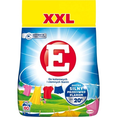E Color prášek na barevné prádlo 3,6 kg