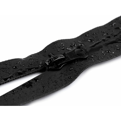 Voděodolný zip No 7 délka 20 cm spirálový matný Varianta: černá mat, Balení: 1 ks 57333/145768/263588