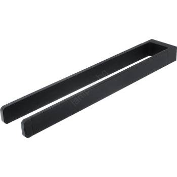 Nimco mac 29098-90 - Стенна закачалка за кърпи maya 37 см матов черен (nm0047)