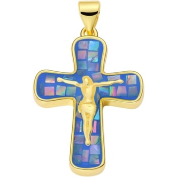 Amparo Miranda Křížek Shell Christian Cross J18 Barva tmavě modrý